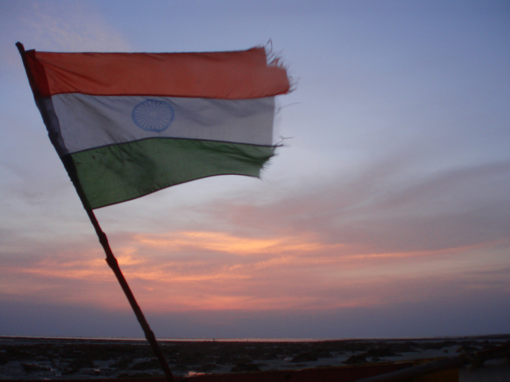 Indian Flag Flying Wallpaper