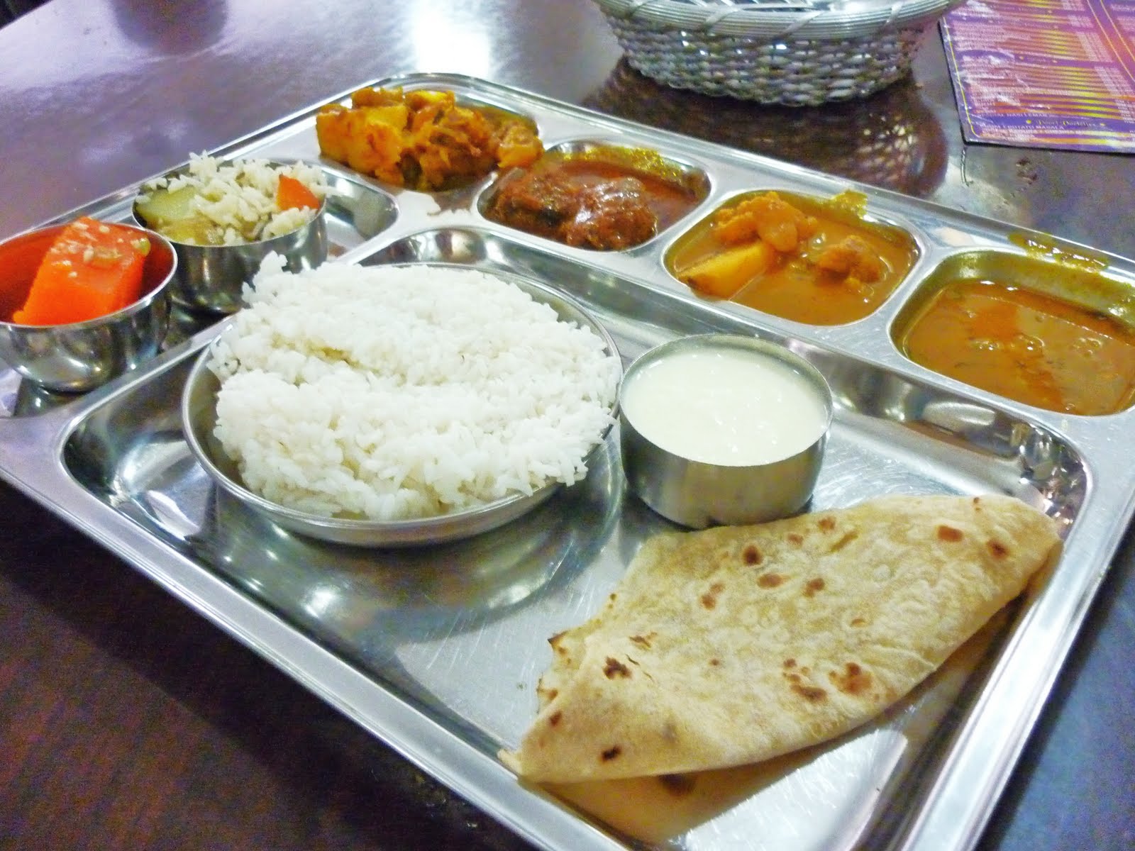 Indian Food Thali