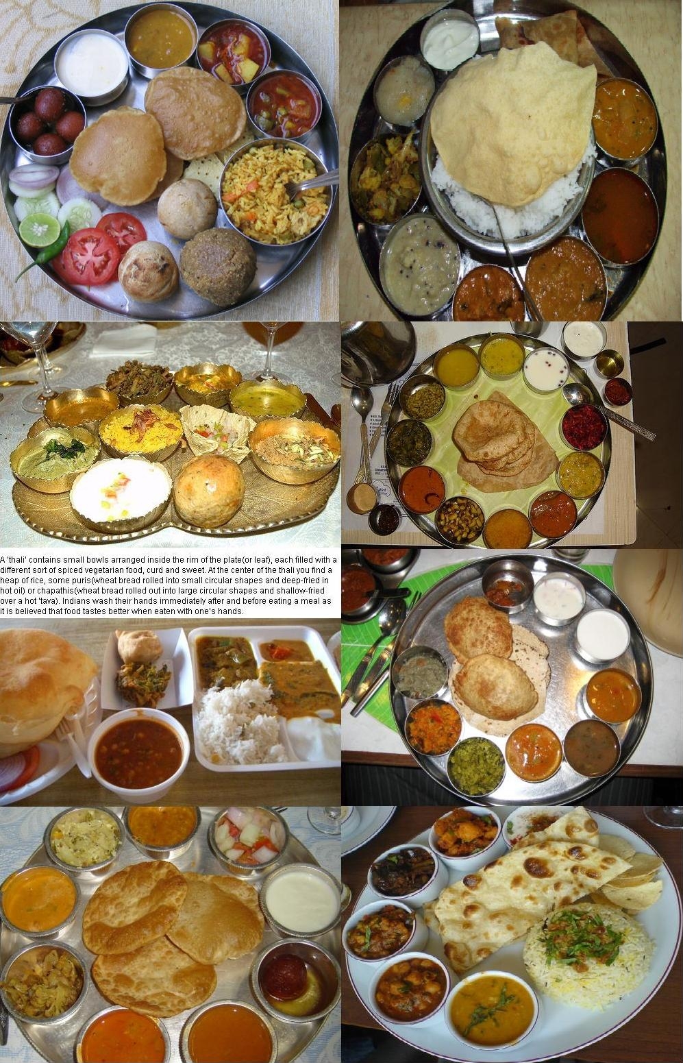 Indian Food Thali Pictures