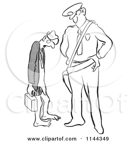 Indian Security Guard Clipart