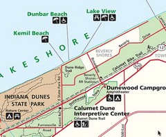 Indiana Dunes Map