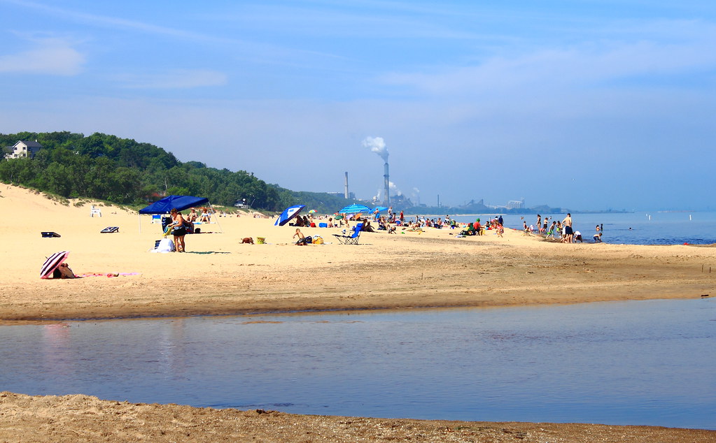 Indiana Dunes Swimming