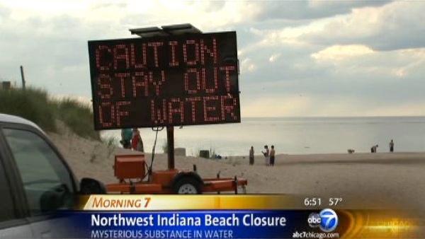 Indiana Dunes Swimming