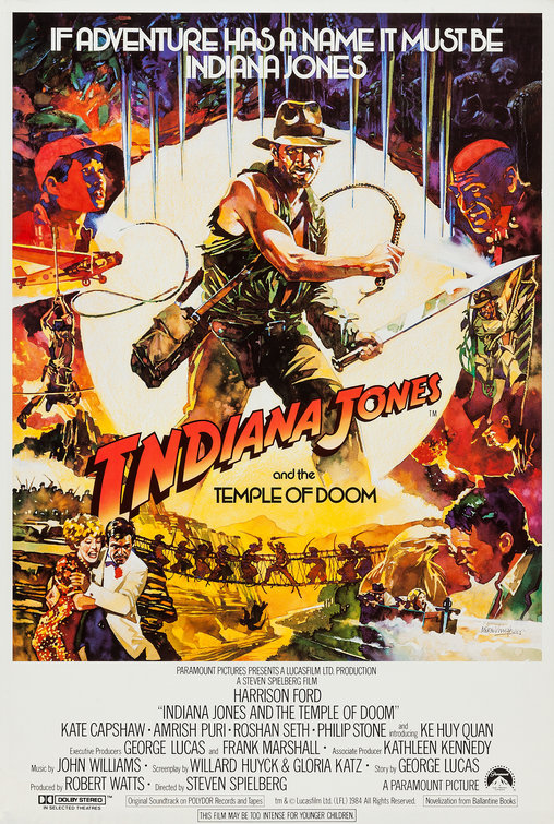 Indiana Jones And The Temple Of Doom Poster