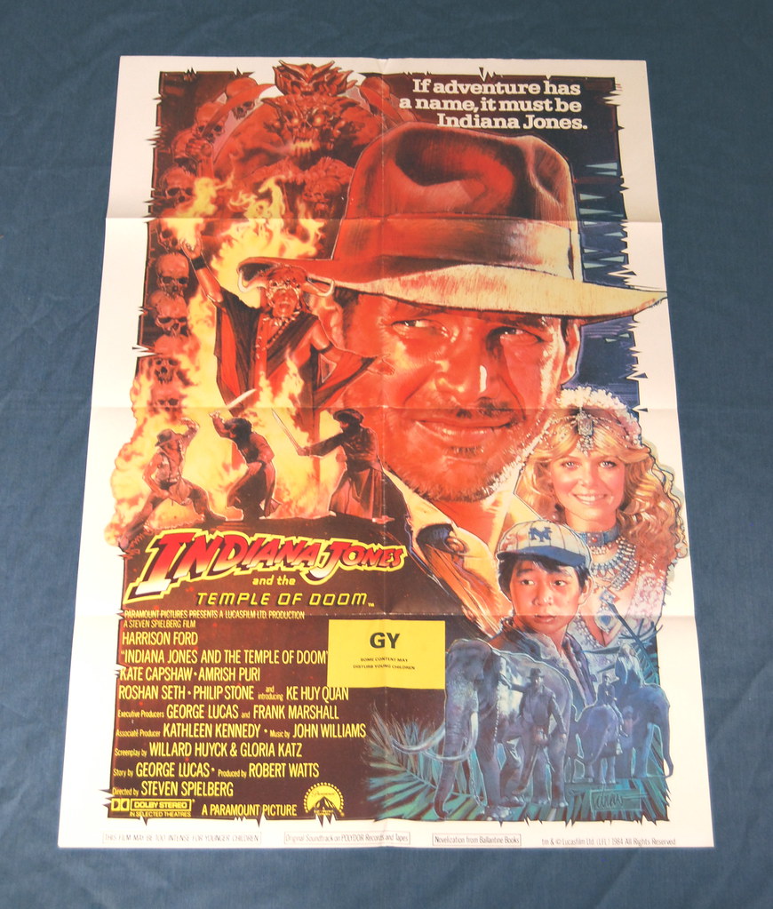 Indiana Jones And The Temple Of Doom Poster