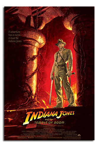 Indiana Jones And The Temple Of Doom Poster