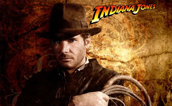 Indiana Jones Hat And Whip Drawing