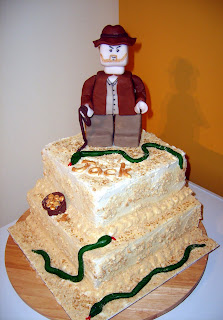 Indiana Jones Lego Cake