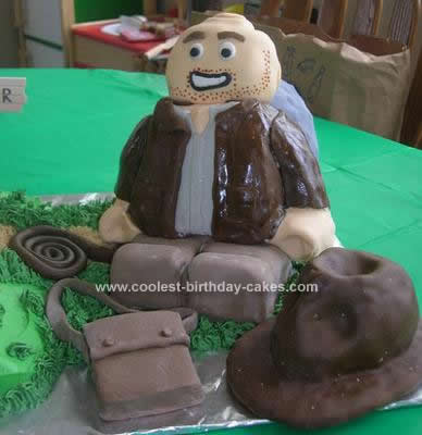 Indiana Jones Lego Cake