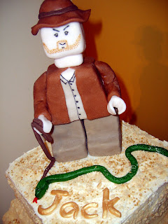 Indiana Jones Lego Cake