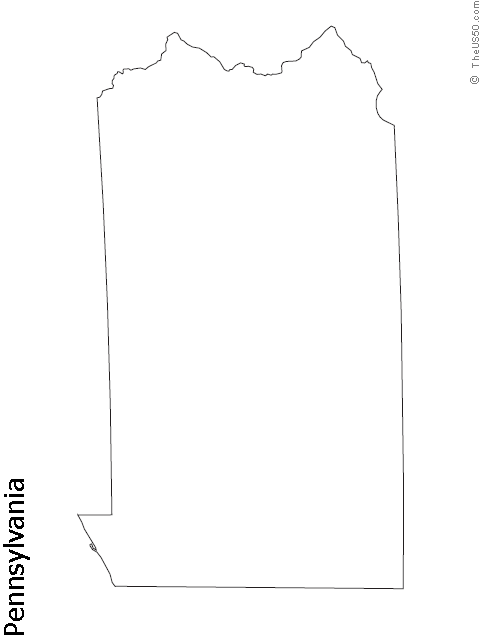 Indiana Map Outline