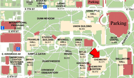 Indiana University Map