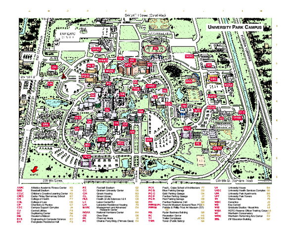 Indiana University Map