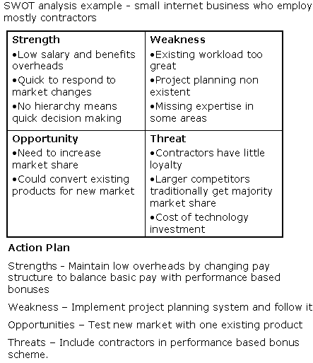 Individual Swot Analysis Examples