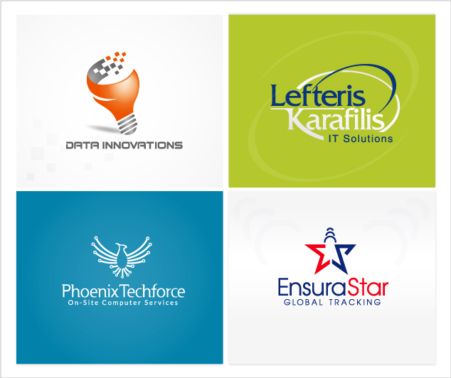 Information Technology Logos Design