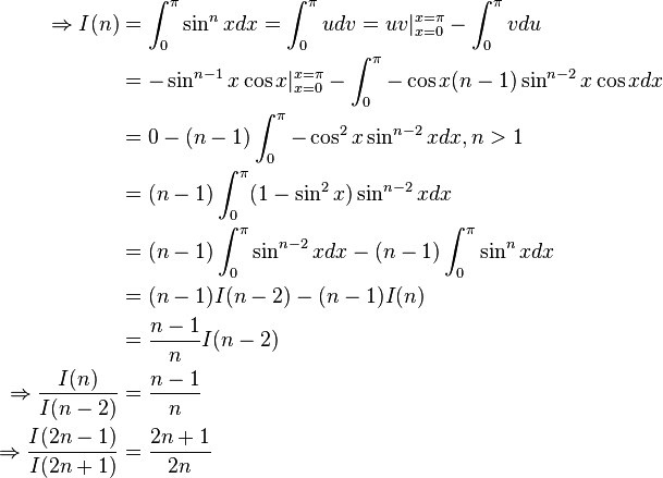 Integration By Parts Formula Proof