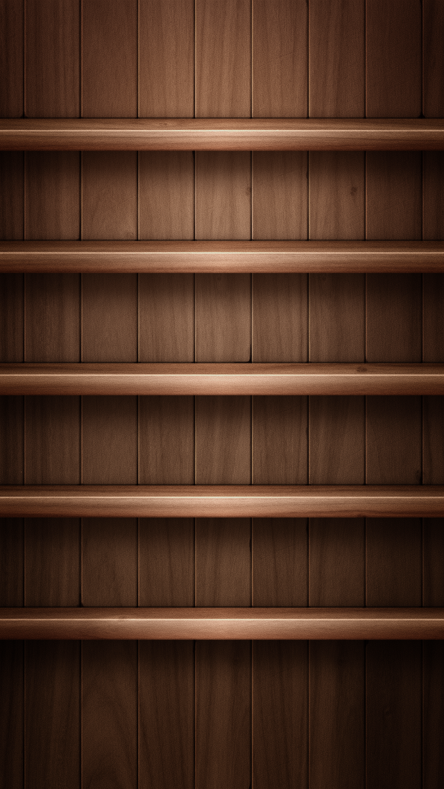 Iphone 4 Shelves Background