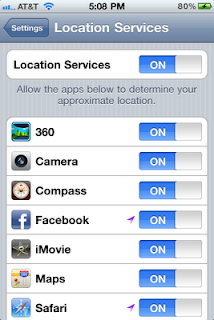 Iphone Location Services Icon