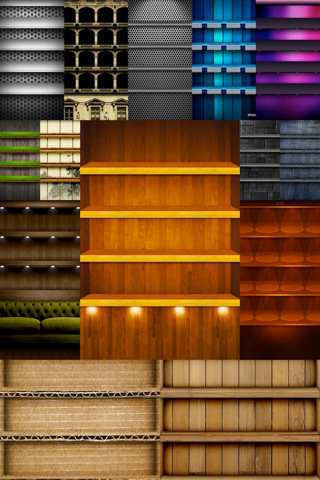 Ipod Shelves Background