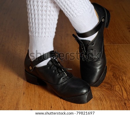 Irish Dance Shoes Clip Art