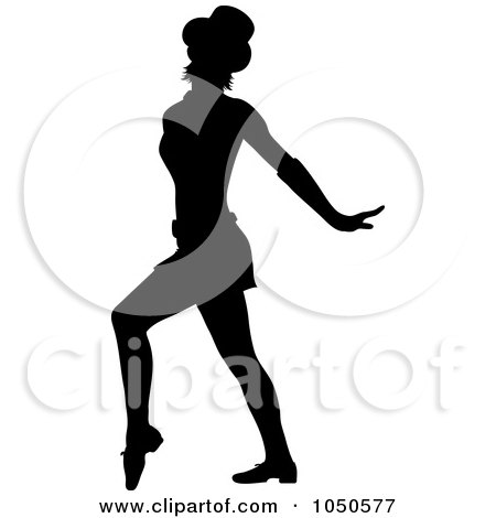 Irish Dancer Silhouette Clip Art