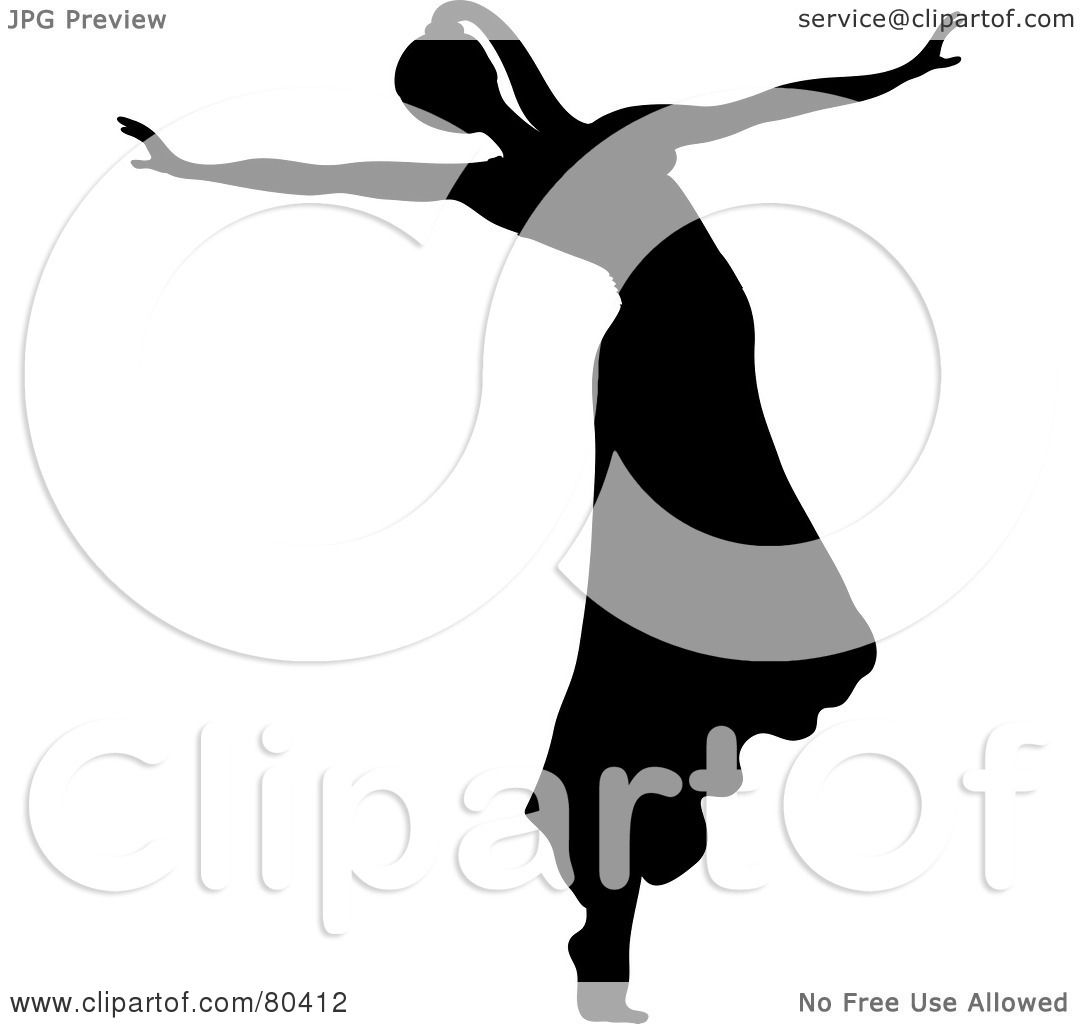 Irish Dancer Silhouette Clip Art