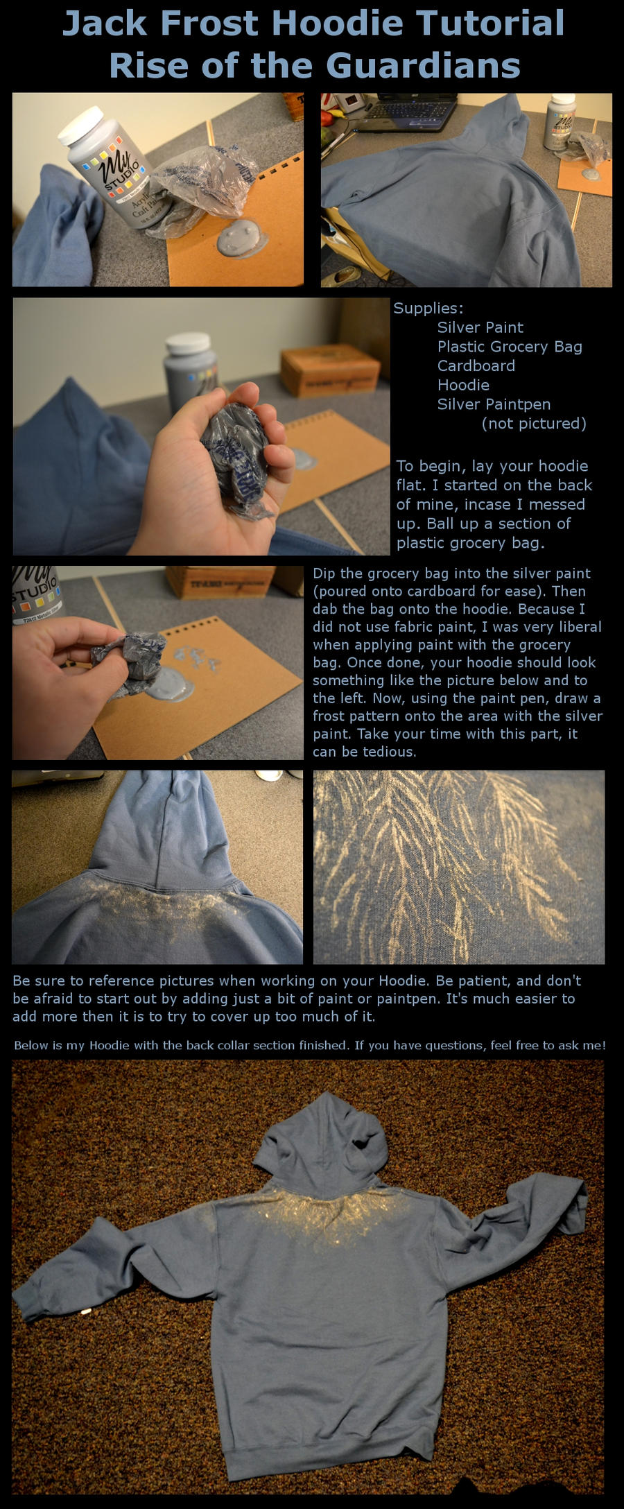 Jack Frost Hoodie Tutorial