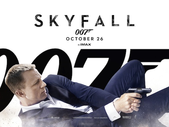 James Bond Daniel Craig Skyfall Poster