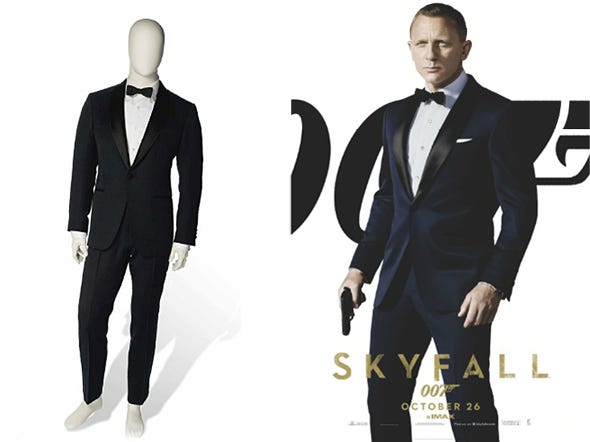 James Bond Daniel Craig Suit Skyfall