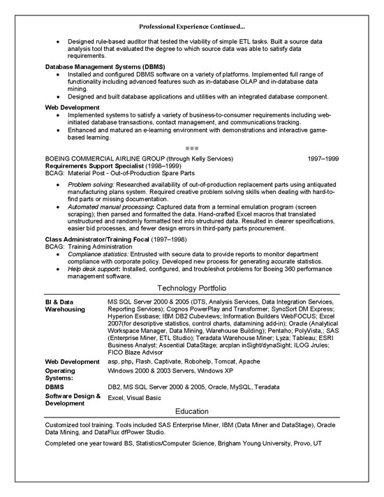 Java Software Engineer Resume