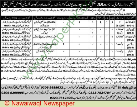 Jobs In Pakistan Army June 2013