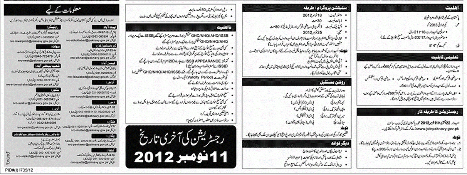 Jobs In Pakistan Navy June 2013