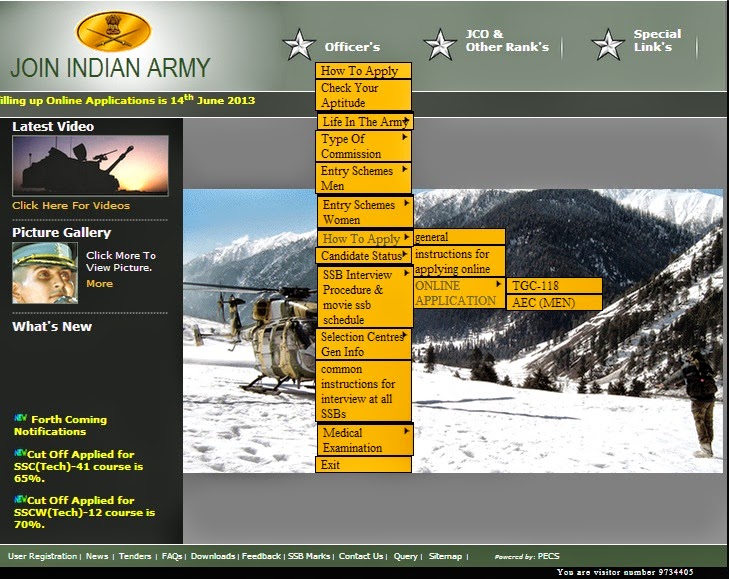 Join Indian Army Tgc 2013