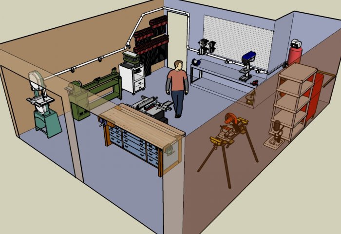 Joinery Workshop Layout