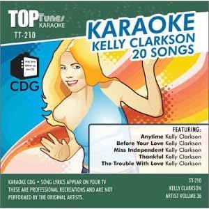 Kelly Clarkson Because Of You Karaoke With Lyrics