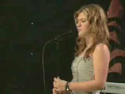 Kelly Clarkson Because Of You Live