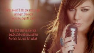 Kelly Clarkson Stronger Lyrics Youtube