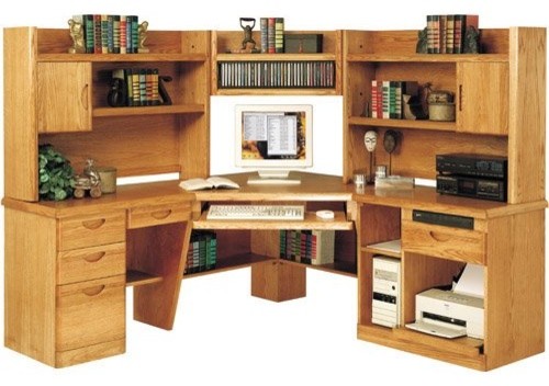 Kids Corner Desk With Hutch