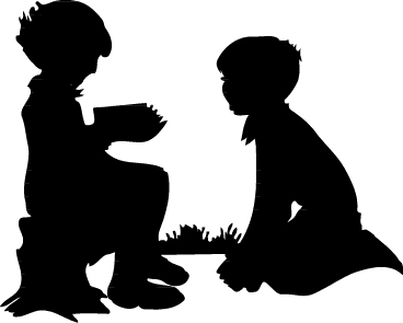 Kids Helping Others Clipart