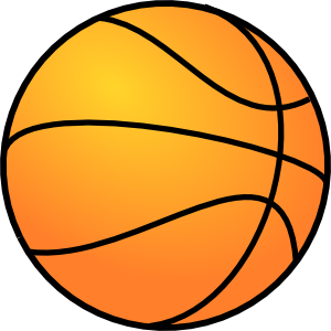 Kids Playing Basketball Clipart