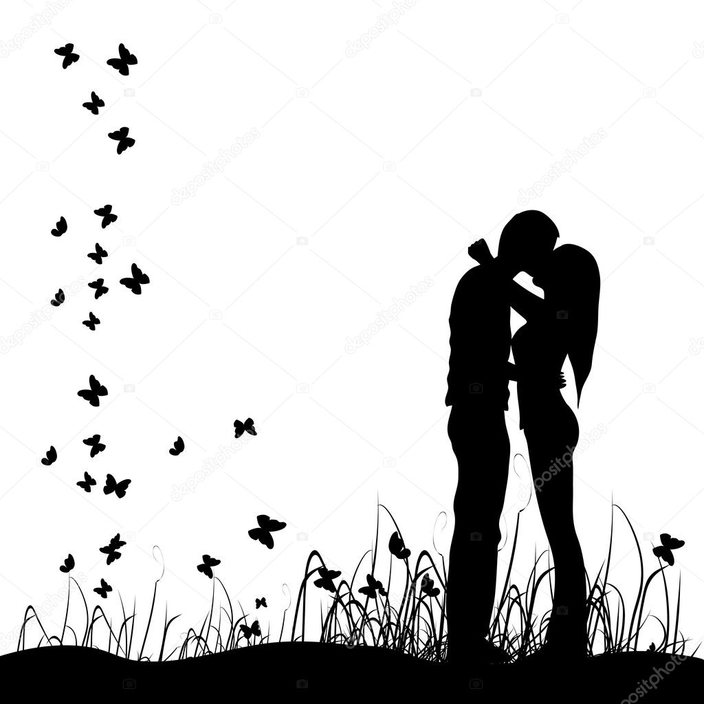 Kissing Silhouette