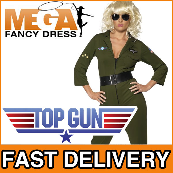 Ladies Top Gun Fancy Dress