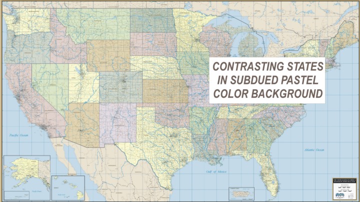 Large Usa Map Outline