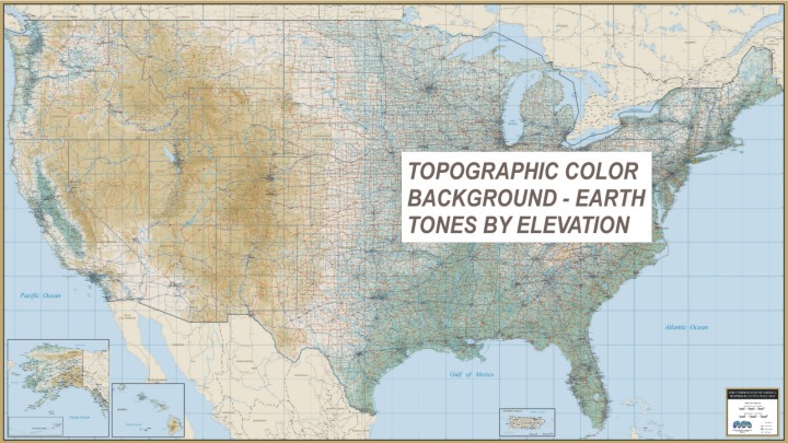 Large Usa States Map