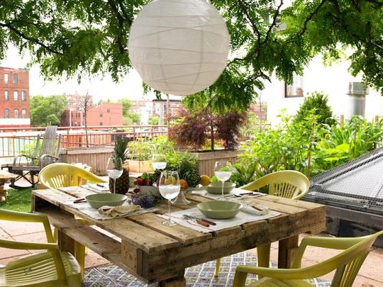 Lawn Furniture Made From Pallets