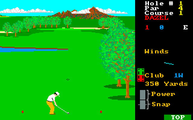 Leaderboard Golf Game