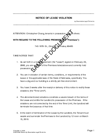 Lease Agreement Template Free Pdf