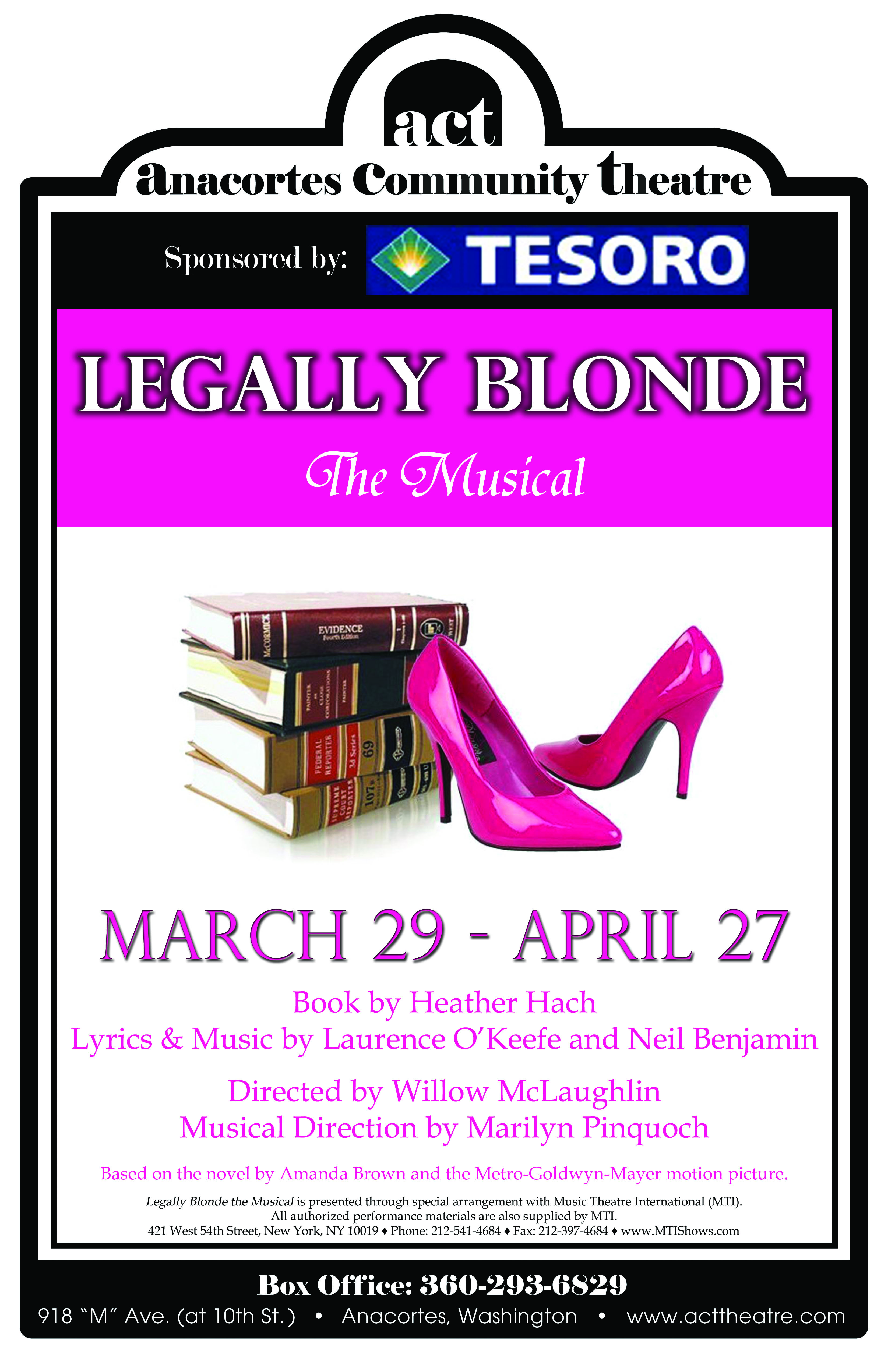 Legally Blonde The Musical Poster