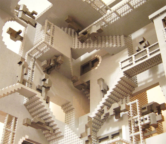 Lego Escher Waterfall