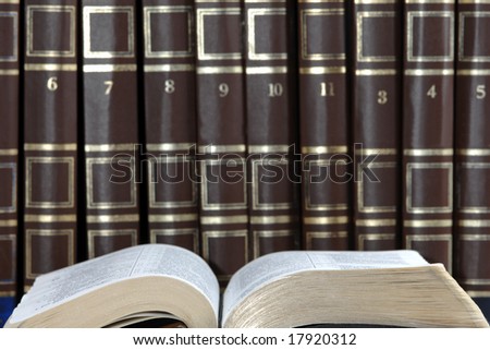 Library Books Background